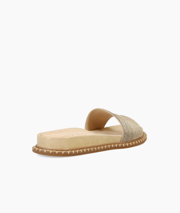Pelle Moda Nyra Slide - Gold