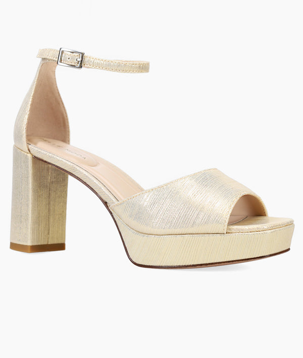 Pelle Moda Pearly 2 Platform - Champagne