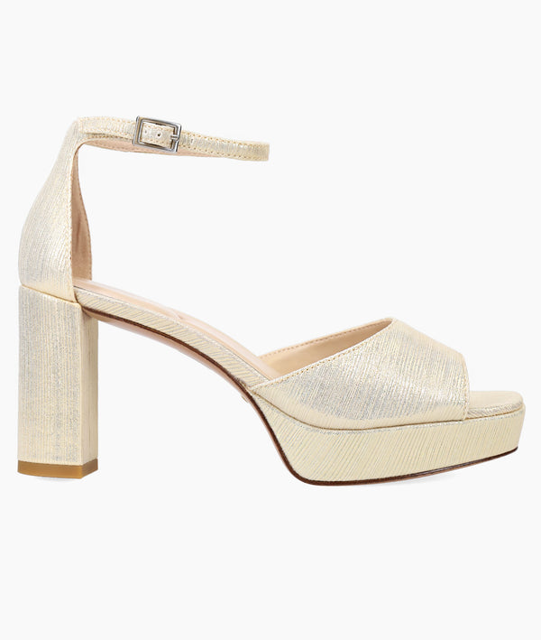 pelle moda Pearly 2 Platform - Champagne
