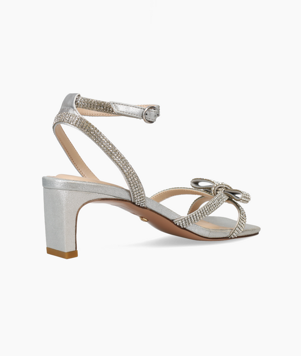 Pelle Moda Teale Low Heel - Silver