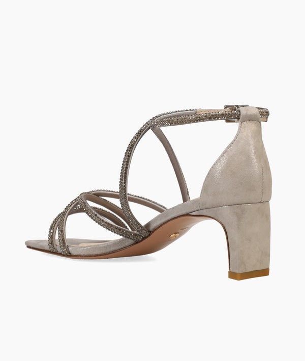 Pelle Moda Teena Low Heel - Pewter