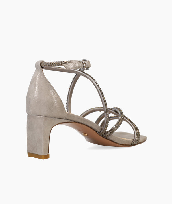 Pelle Moda Teena Low Heel - Pewter