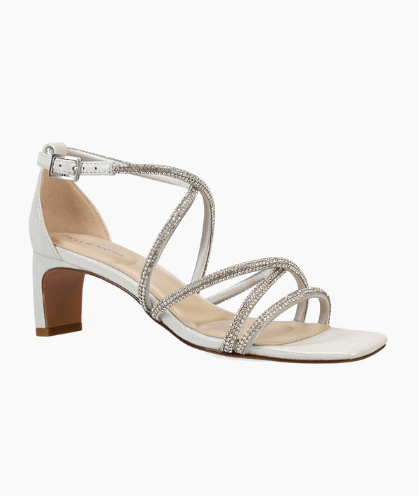 Pelle Moda Teena Low Heel - Silver