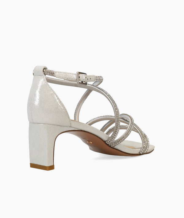 Pelle Moda Teena Low Heel - Silver