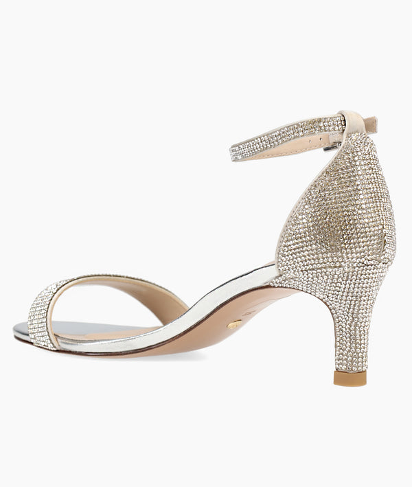 Pelle Moda Uciel Low Heel - Silver