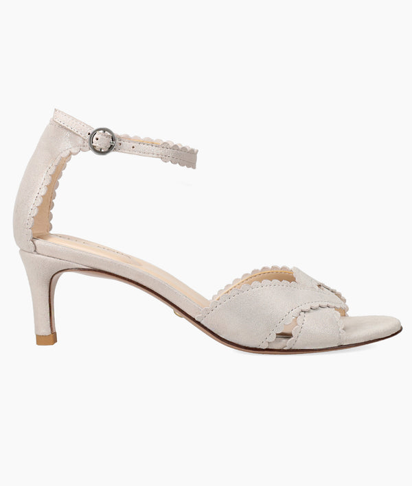 pelle moda Umelo Low Heel - Shimmer Taupe