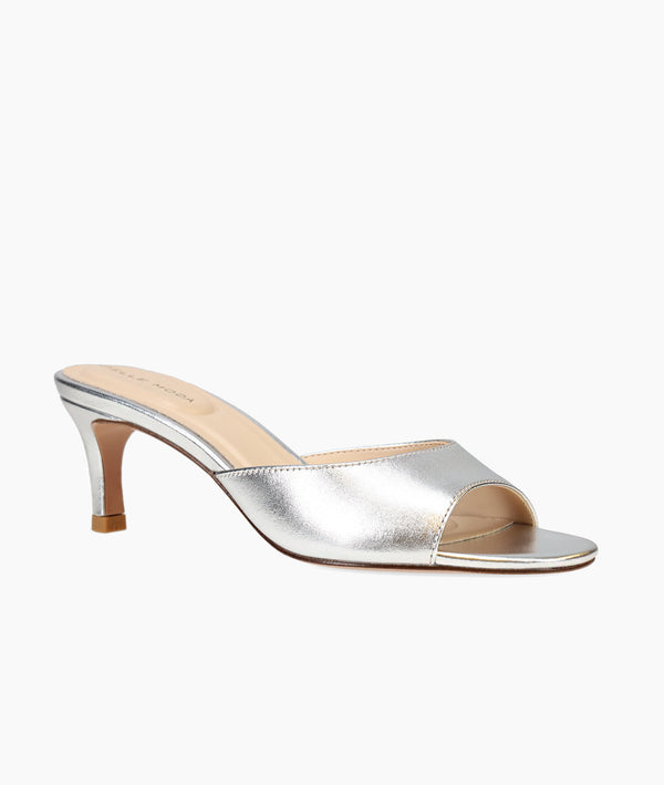 Pelle Moda Unia Slide - Silver