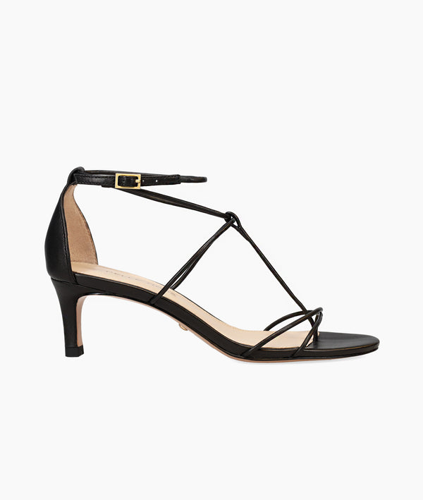 pelle moda Ura Low Heel - Black