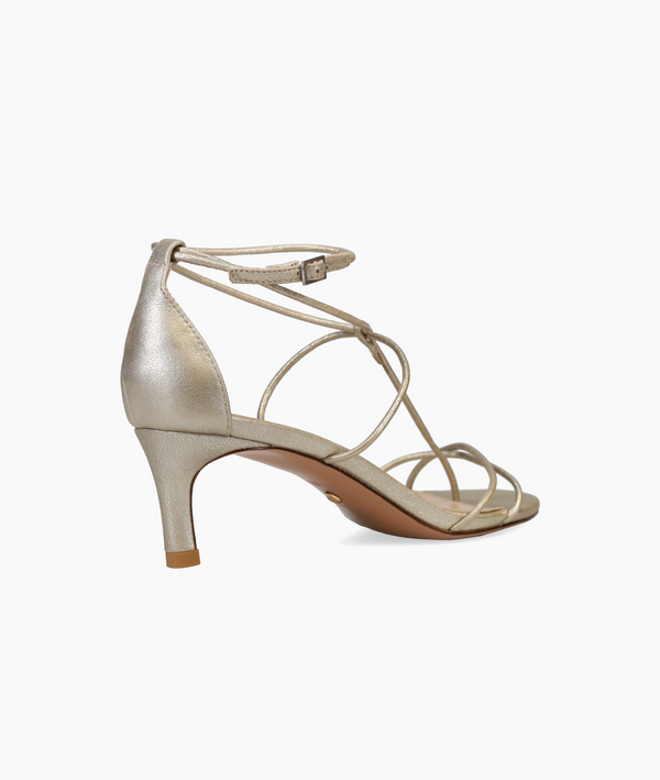 Pelle Moda Ura Low Heel - Gold