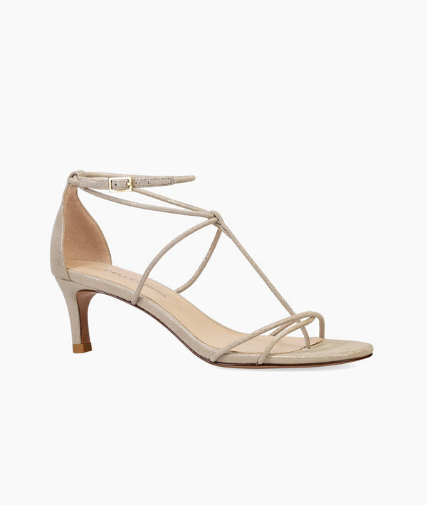 Pelle Moda Ura Low Heel - Shimmer Taupe