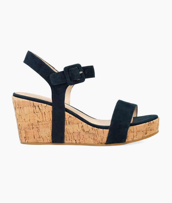 pelle moda Wiltz Wedge - Midnight