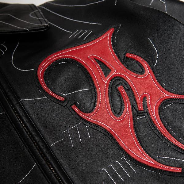 Pelle Pelle Auracles X Pelle Pelle Topography Jacket Black / Red