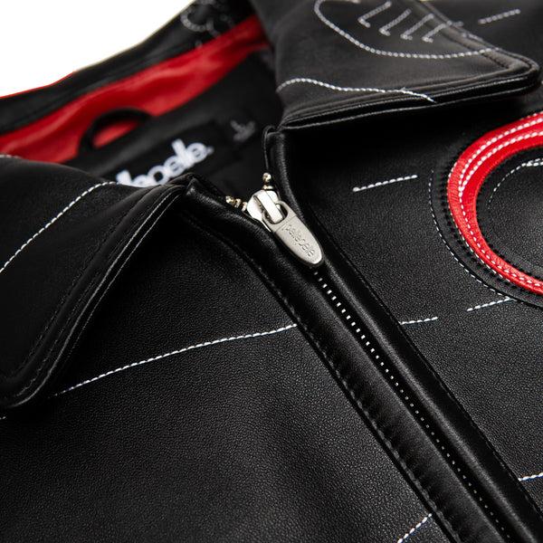 Pelle Pelle Auracles X Pelle Pelle Topography Women's Jacket Black / Red