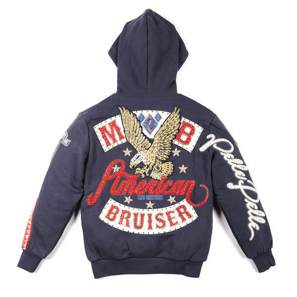 Pelle Pelle PELLE PELLE AMERICAN BRUISER HOODIE Navy