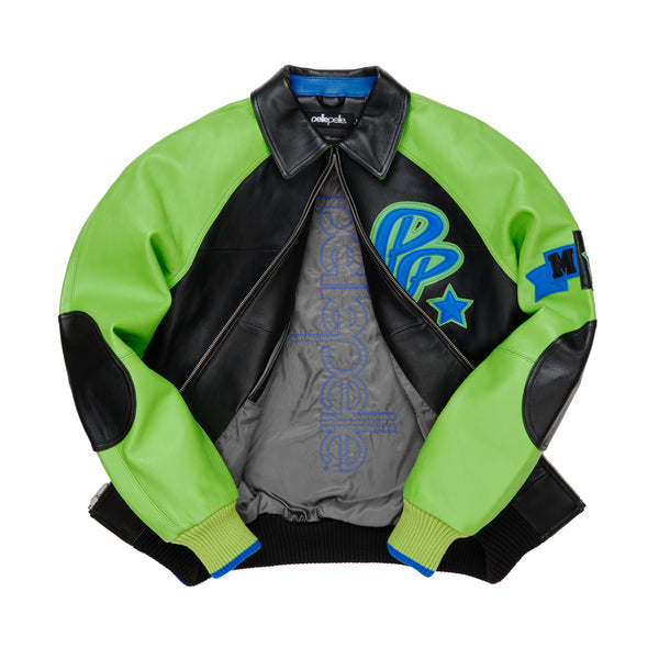 Pelle Pelle Pelle Pelle Classic Soda Club Plush Jacket Black / Bright Green / Bright Royal