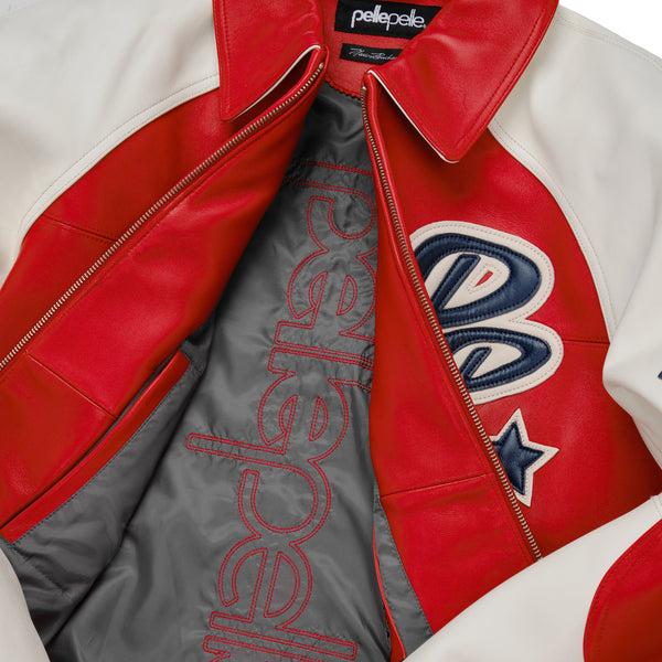 Pelle Pelle Pelle Pelle Classic Soda Club Plush Jacket Cabernet / Ivory / Navy