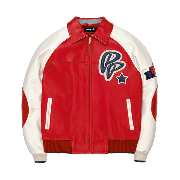 pelle pelle Pelle Pelle Classic Soda Club Plush Jacket Cabernet / Ivory / Navy
