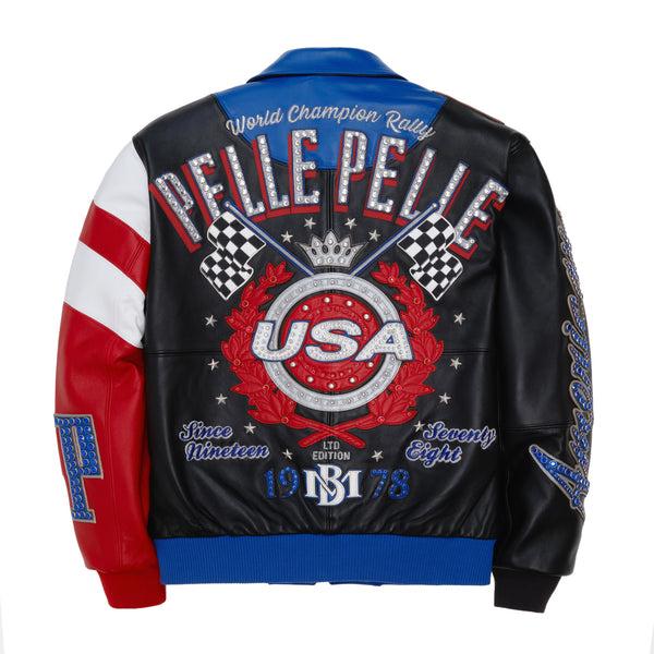 Pelle Pelle PELLE PELLE DAYTONA SPECIAL JACKET Black / Royal / Cabernet