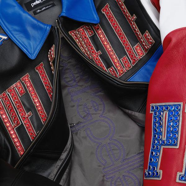 Pelle Pelle PELLE PELLE DAYTONA SPECIAL JACKET Black / Royal / Cabernet