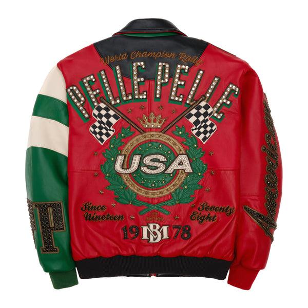 Pelle Pelle PELLE PELLE DAYTONA SPECIAL JACKET Cabernet / Black / Jet Green