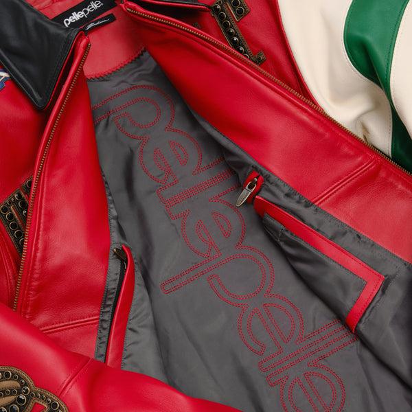 Pelle Pelle PELLE PELLE DAYTONA SPECIAL JACKET Cabernet / Black / Jet Green