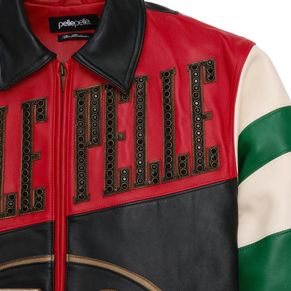 Pelle Pelle PELLE PELLE DAYTONA SPECIAL JACKET Cabernet / Black / Jet Green