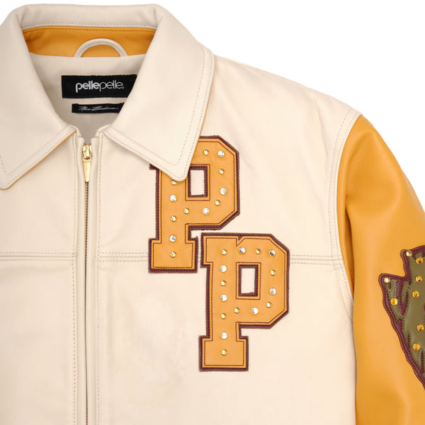 Pelle Pelle PELLE PELLE RENEGADES JACKET Ivory / Maize / Burgundy