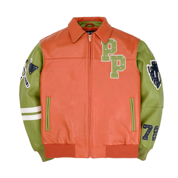 pelle pelle PELLE PELLE RENEGADES JACKET Orange / Light Green / White pelle pelle PELLE PELLE RENEGADES JACKET Orange / Light Green / White