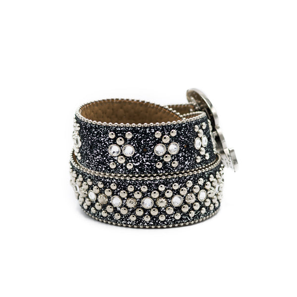 Pelle Pelle Pelle Pelle X BB Simon Limited Edition Cursive Icon Belt Clear