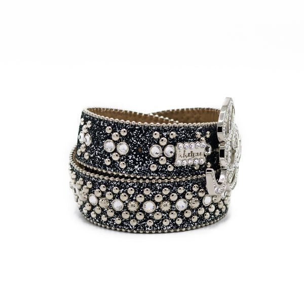 Pelle Pelle Pelle Pelle X BB Simon Limited Edition Cursive Icon Belt Clear