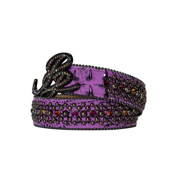 Pelle Pelle Pelle Pelle X BB Simon Limited Edition Cursive Icon Belt Volcano