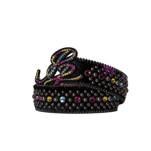 Pelle Pelle Pelle Pelle X BB Simon Limited Edition Cursive Icon Belt Multicolor