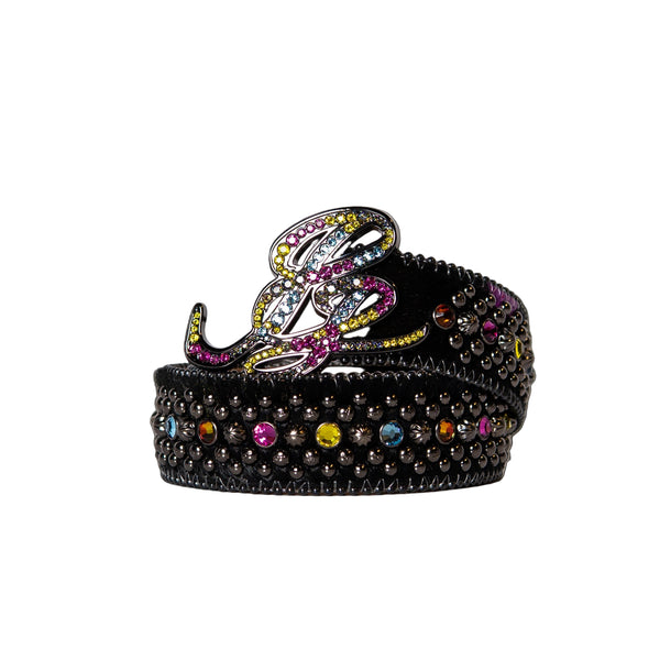 pelle pelle Pelle Pelle x BB Simon Limited Edition Cursive Icon Belt Multicolor
