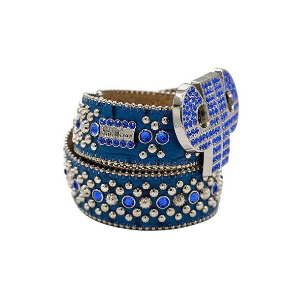Pelle Pelle Pelle Pelle X BB Simon Limited Edition Heritage Icon Belt Sapphire