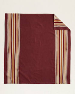 Pendleton CARICO LAKE/STRIPE ORGANIC COTTON THROW GIFT PACK