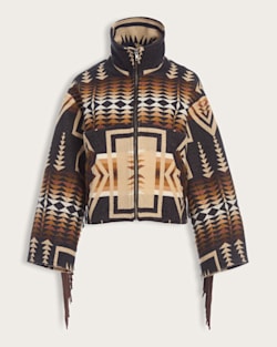 pendleton LINDSEY THORNBURG X PENDLETON FRINGED ARCHER JACKET