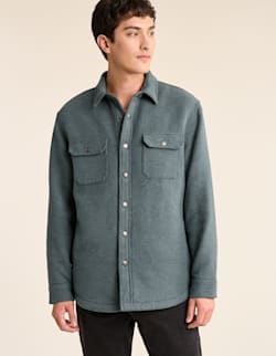 pendleton MEN'S DOUBLESOFT SHERPA-LINED SHIRT JACKET
