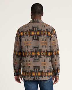 Pendleton MEN'S HARDING COTTON CHAMOIS SHERPA-LINED SHIRT JACKET