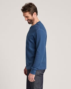 Pendleton MEN'S LONG-SLEEVE WAFFLE-KNIT COTTON HENLEY