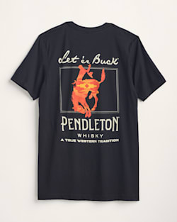 pendleton MEN'S PENDLETON WHISKY LET'ER BUCK GRAPHIC TEE