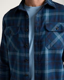 Pendleton MEN'S PLAID BURNSIDE COTTON FLANNEL SHIRT