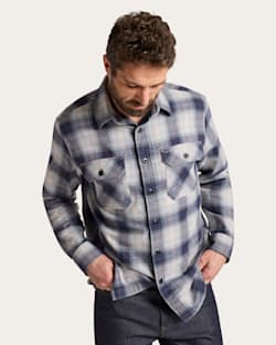 pendleton MEN'S PLAID BURNSIDE COTTON FLANNEL SHIRT