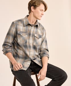 pendleton MEN'S PLAID SNAP-FRONT WESTERN CANYON SHIRT