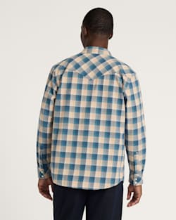 Pendleton MEN'S PLAID SNAP-FRONT WYATT COTTON SHIRT
