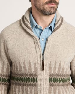Pendleton MEN'S SAWTOOTH BUCK LAMBSWOOL ZIP CARDIGAN