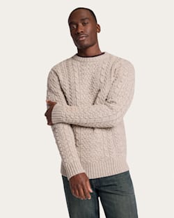 Pendleton MEN'S SHETLAND COLLECTION FISHERMAN SWEATER
