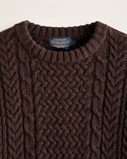 Pendleton MEN'S SHETLAND COLLECTION FISHERMAN SWEATER