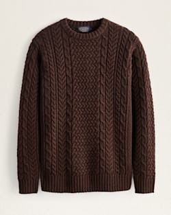 pendleton MEN'S SHETLAND COLLECTION FISHERMAN SWEATER