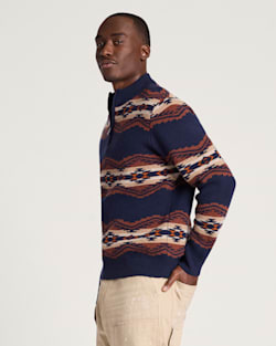 Pendleton MEN'S TUMALO RIDGE LAMBSWOOL QUARTER-ZIP SWEATER