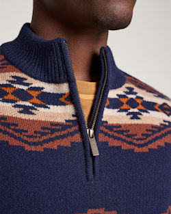 Pendleton MEN'S TUMALO RIDGE LAMBSWOOL QUARTER-ZIP SWEATER